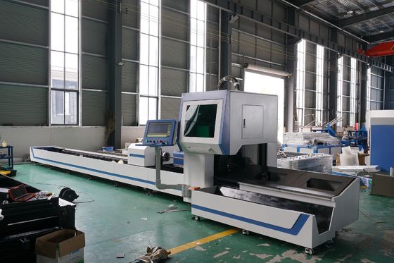 Máy cắt Laser sợi quang CNC Raycus 6000mm 3300w cho ống thép mạ kẽm