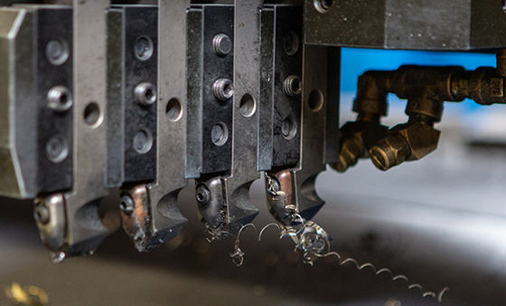 Máy cắt rãnh V thủy lực Máy cắt rãnh Cnc V bằng thép không gỉ 5.5 KW Mặt đôi