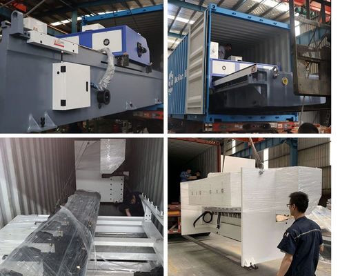 Máy cắt rãnh V thủy lực Máy cắt rãnh Cnc V bằng thép không gỉ 5.5 KW Mặt đôi