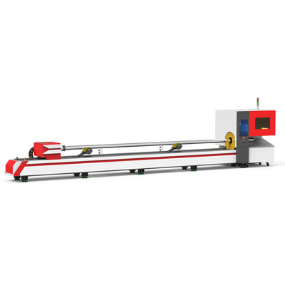 Máy cắt Laser sợi quang ống 1500w IPG Tải tự động 6m cho thép tròn nhẹ