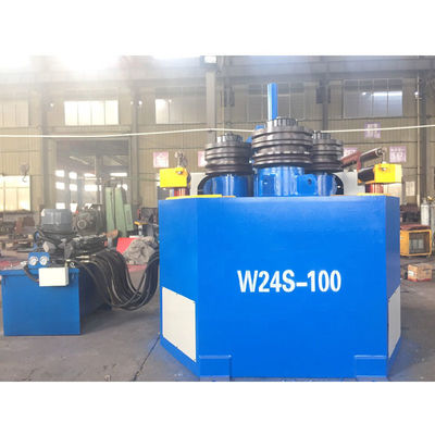 W24s-45 Máy uốn tia ngang kim loại tấm H Máy thủy lực YX Profile 460mm