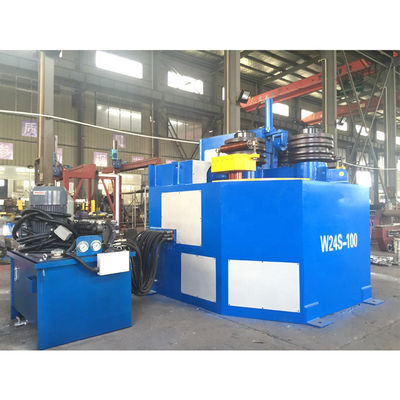 W24s-45 Máy uốn tia ngang kim loại tấm H Máy thủy lực YX Profile 460mm